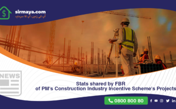 Stats shared by FBR of PM's construction industry incentive scheme's projects