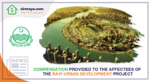 Compensation provided to the affectees of the Ravi Urban Development Project