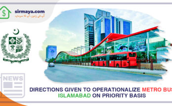 Directions given to operationalize Metro Bus Islamabad on a priority basis