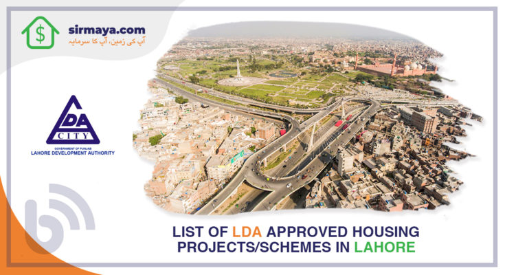List of LDA approved residential projects in Lahore.
