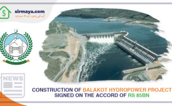 Construction of Balakot Hydropower Project signed on the accord of Rs 85bn