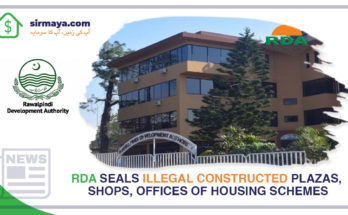 RDA Seals Illegal Constructed