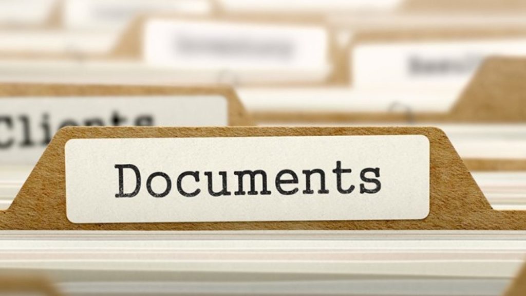 required documents