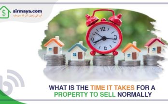 What is the time it takes for a property to sell normally?